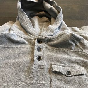 GREY HOODIE SWEATSHIRT